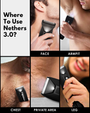 Nethers Undercut Shaver 3.0 for Mens Private Manscaping & Shaving Body Hair