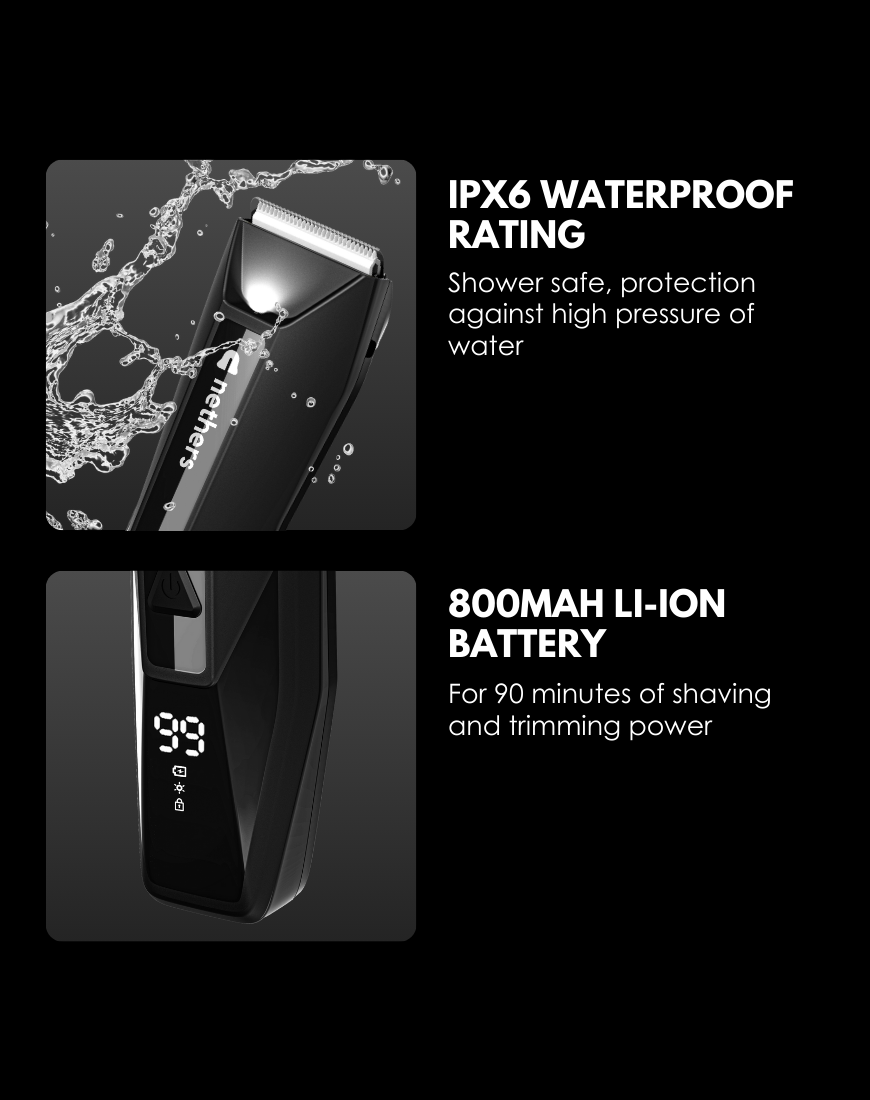 Nethers Undercut Shaver 3.0 for Mens Private Manscaping & Shaving Body Hair